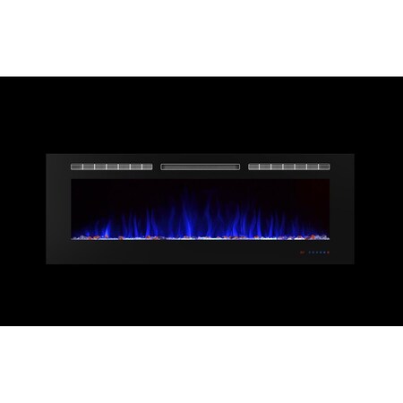 Valuxhome 60 in. Wall Mounted Electric Fireplace BI60